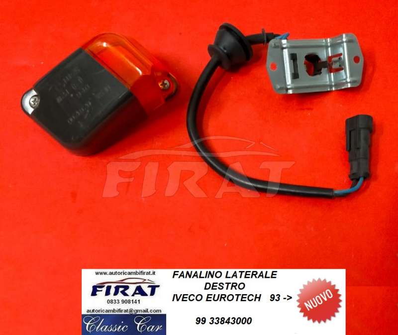 FANALINO LATERALE IVECO EUROTECH 93-> DX (33843000)